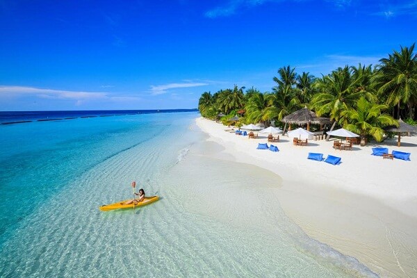 Beach Area at Kurumba Maldives
